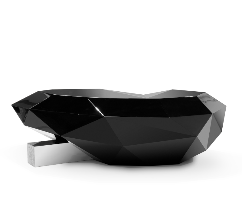 Diamond Black Center Table