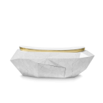 Diamond Carrara Faux-Marble Bathtub image 2
