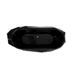 Diamond Nero Marquina Faux-Marble II Bathtub image 3