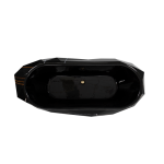 Diamond Sahara Noir Faux-Marble Bathtub image 4