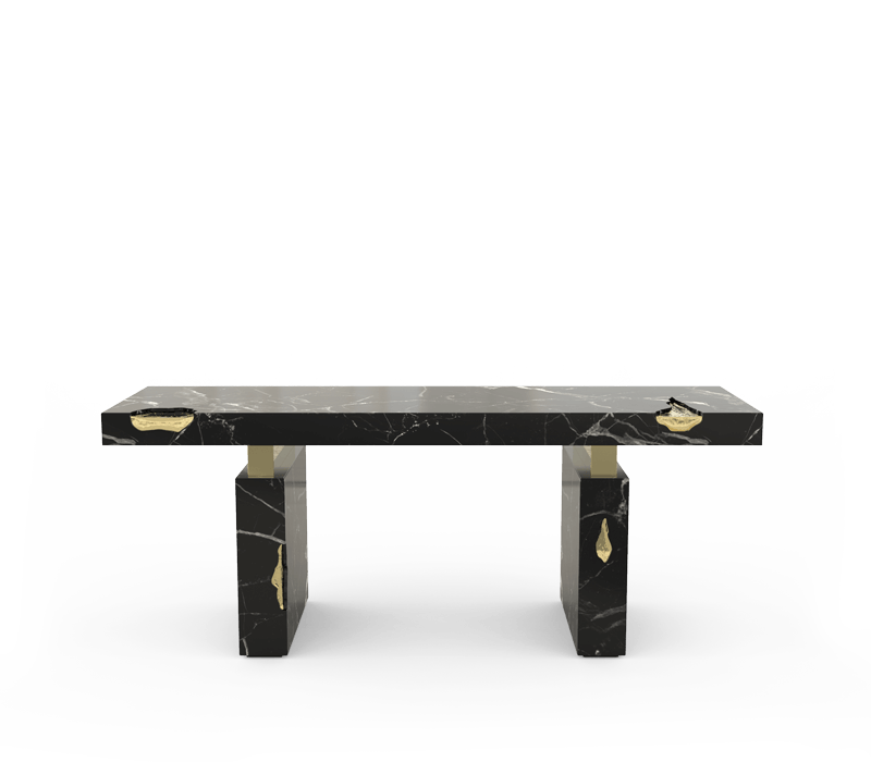 Empire Nero Marquina Desk