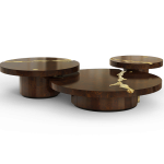 Empire Walnut Set Center Table image 2
