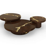 Empire Walnut Set Center Table image 3