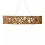 Eternity Oval Bronze Glass Chandelier image 2