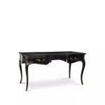 Exotic Lacquer Top Ormolu Desk image 2