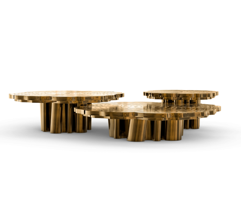 Fortuna Patina Set of 3 Center Table