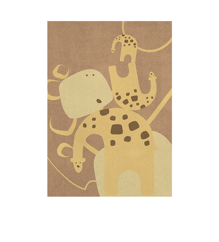 Giraffe Jungle Rug
