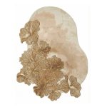 Hibiscus Bronze Oval Rug image 1