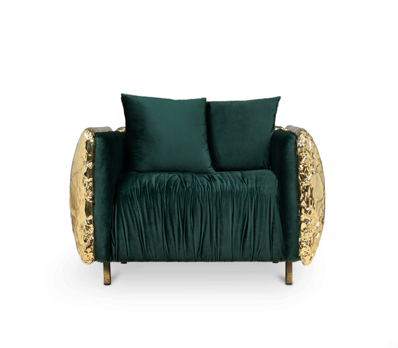 Imperfectio Green Armchair