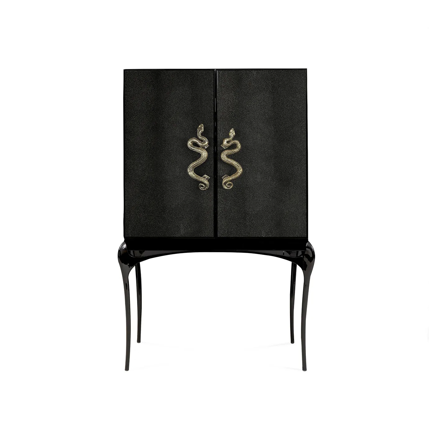 India Leather Bar Cabinet