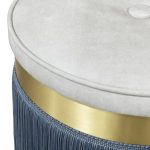 Isabella Fabric Stool image 2