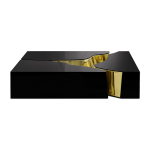Lapiaz Black and Gold Center Table image 1