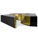 Lapiaz Black and Gold Center Table image 2