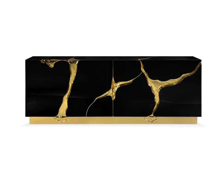 Lapiaz Black Sideboard