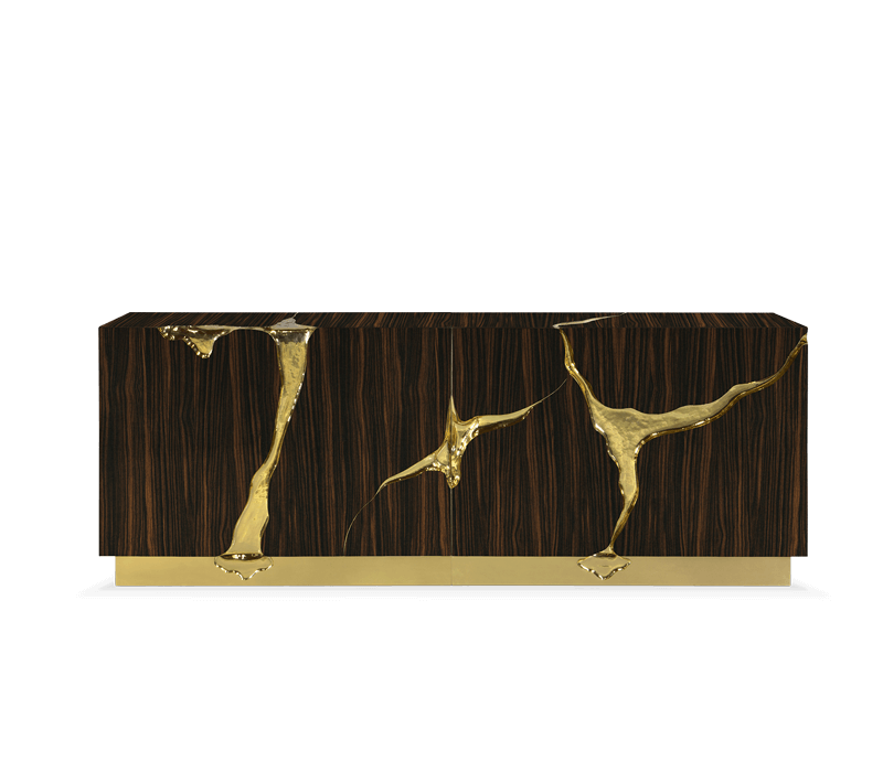 Lapiaz Ebony Sideboard