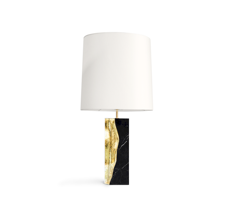 Lapiaz Nero Marquina Table Lamp