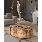 Lapiaz Oval Poplar Center Table image 2