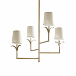 Lily Stems Four-Arm Chandelier image 1