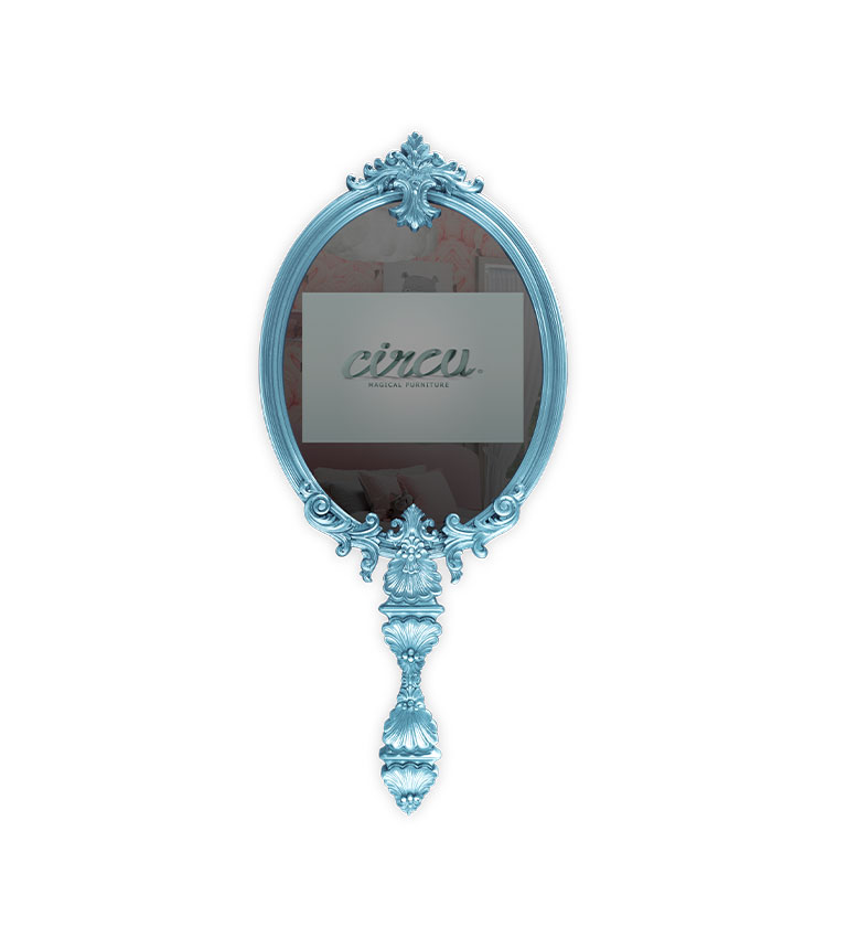 Blue Magical Mirror With TV 22”