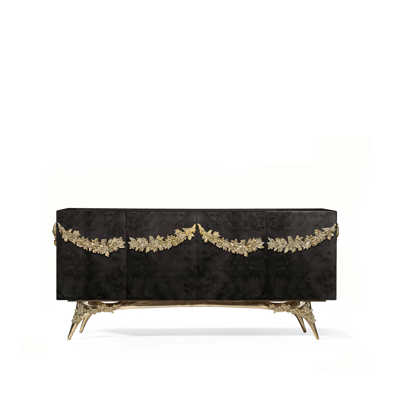 Majestic Black Poplar Root Veneer Sideboard