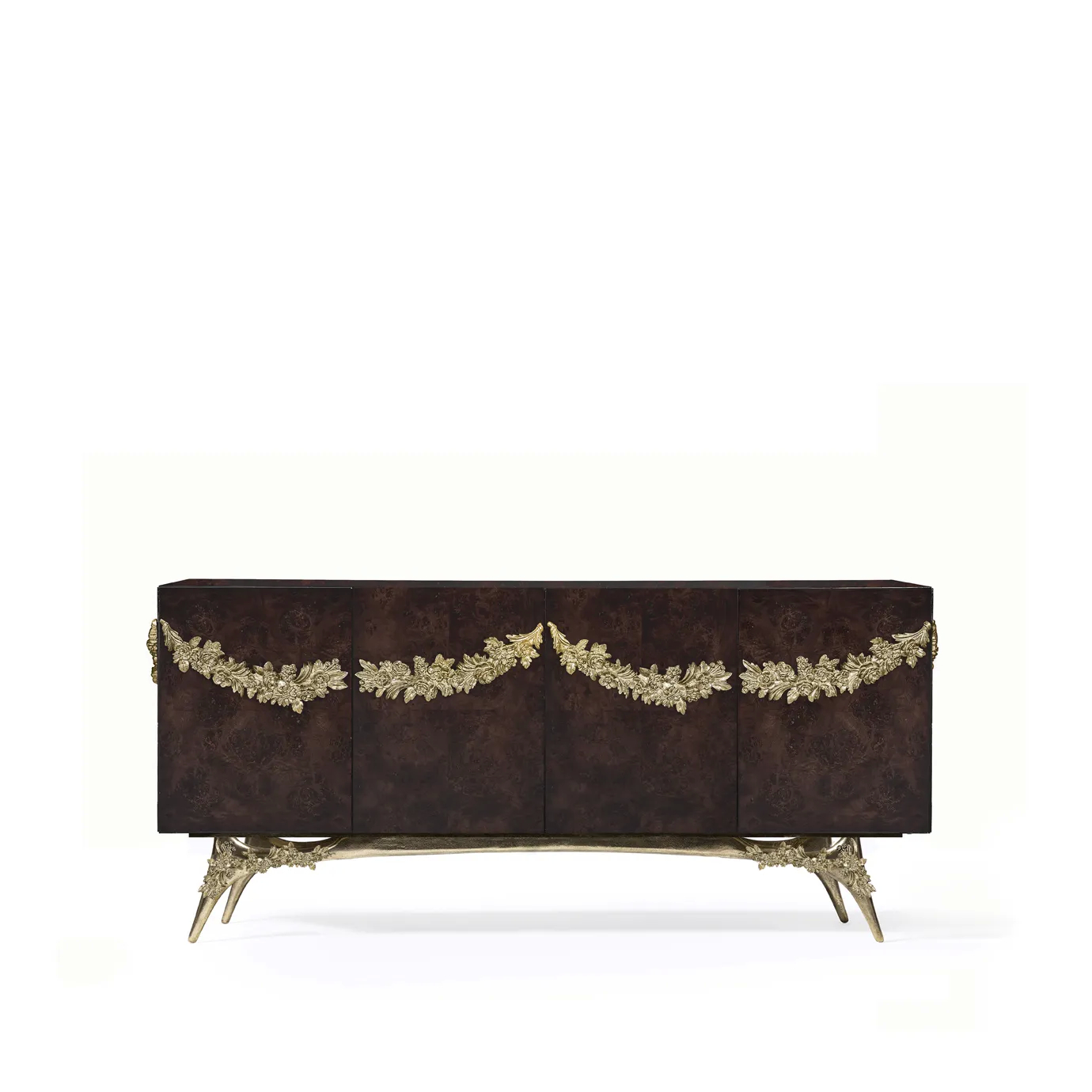 Majestic Walnut Root Veneer Sideboard