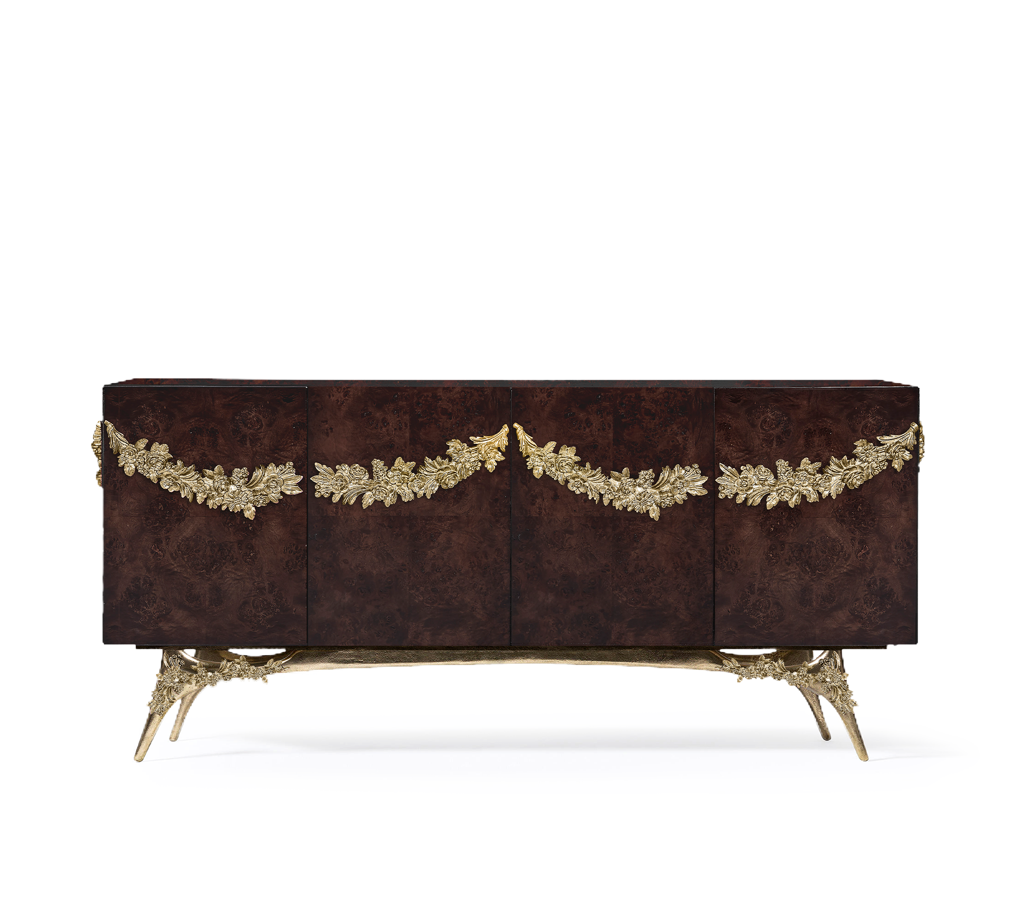 Majestic Walnut Root Veneer Sideboard
