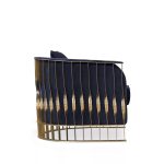 Mandy Armchair Satin Brass image 3