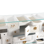 Mondrian White Sideboard image 4
