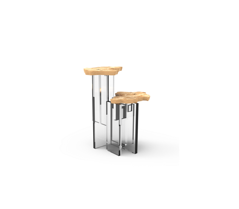 Monet Poplar Side Table