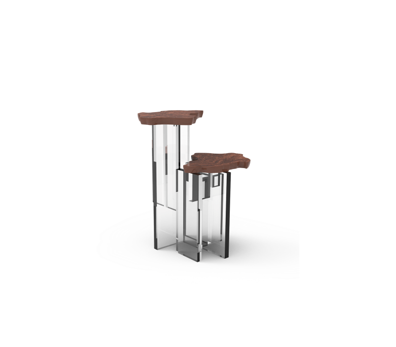 Monet Walnut Side Table