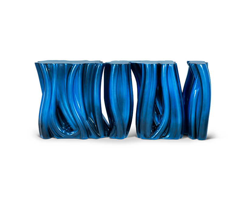 Monochrome Blue Console