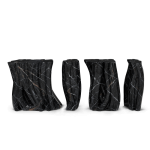 Monochrome Faux-Marble Console image 2