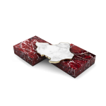 Navarra Rosso Levanto and Carrara Marble Center Table image 3