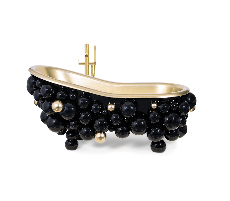 Newton Black Bathtub