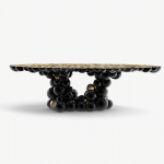Newton Black Gold Dining Table image 1