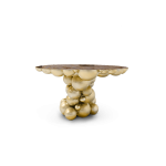 Newton Gold Walnut Dining Table image 4