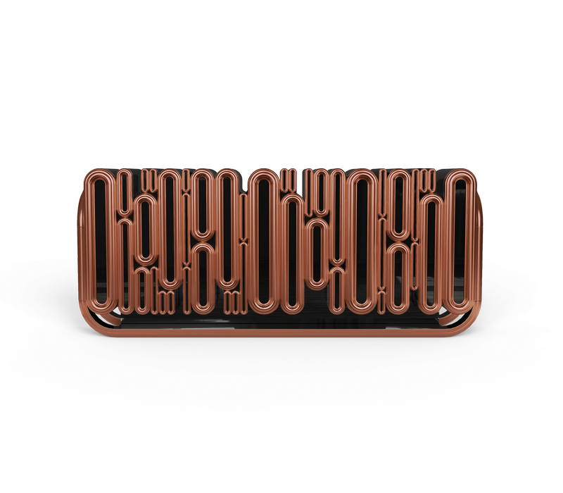 Oblong Copper Sideboard