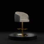 Otto Swivel Bar Chair image 1