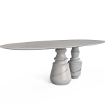 Pietra Oval Estremoz Dining Table image 1
