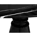 Pietra Oval XL Nero Marquina Dining Table image 3