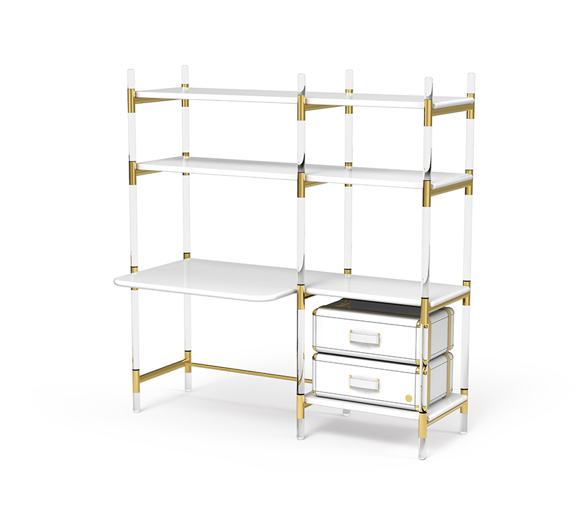 Puzzled Bookcase / Desk