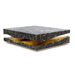Quarry Portoro Marble Center Table image 1