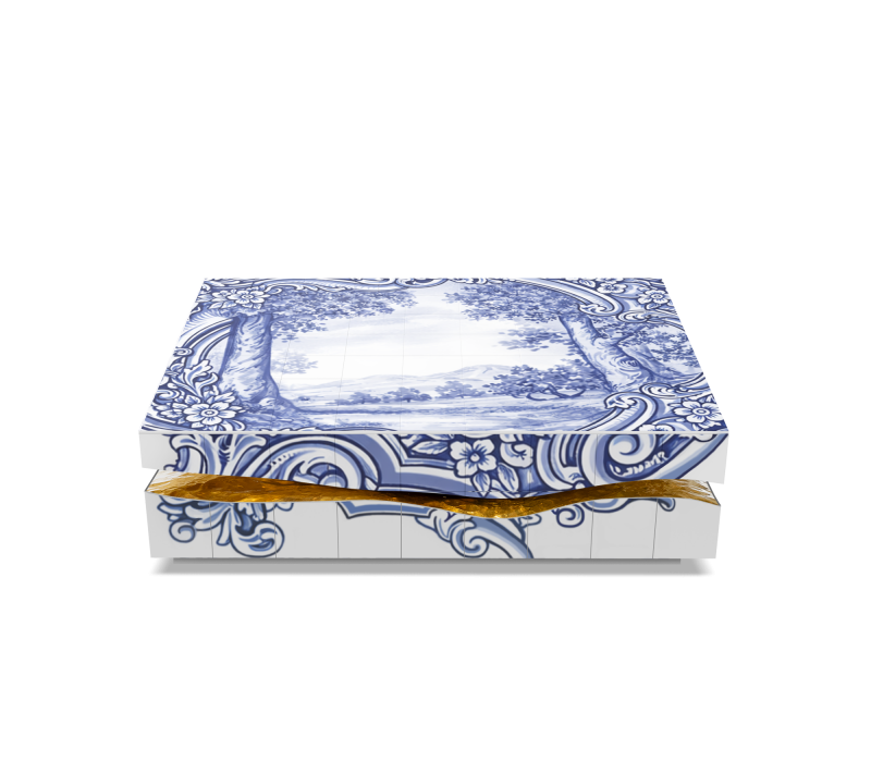 Quarry Tiles Center Table