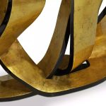 Ribbon Broken Gold Leaf Console image 3