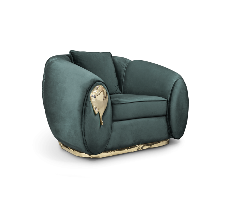 Soleil Green Armchair