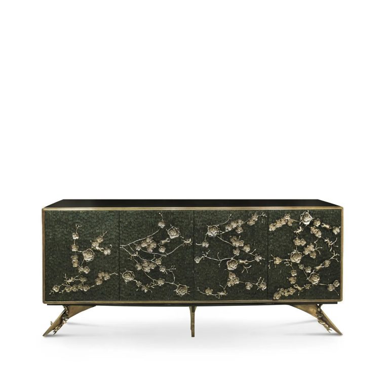 Spellbound Peacock Feather Cabinet