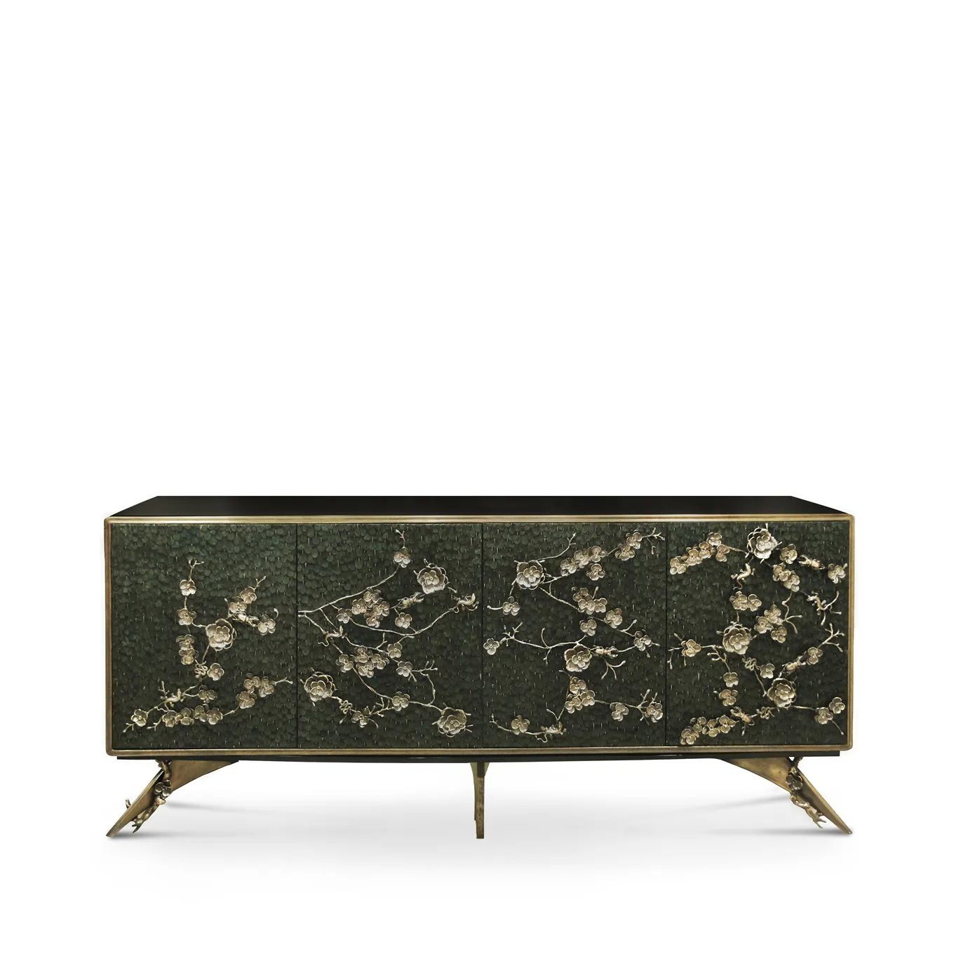 Spellbound Peacock Feather Cabinet