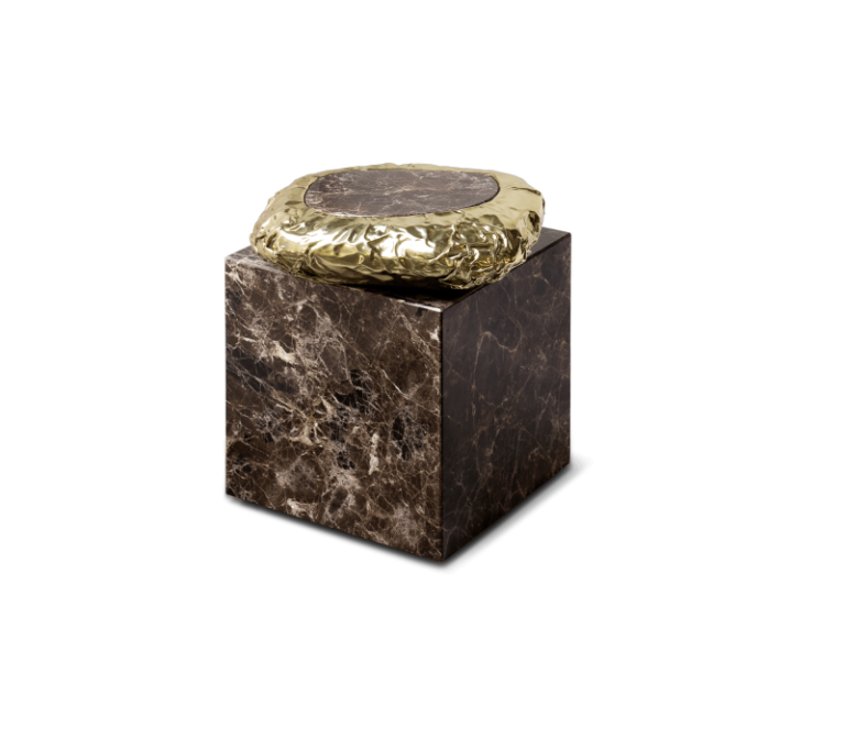 Stonehenge Emperador Side Table