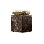 Stonehenge Emperador Side Table image 2