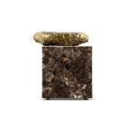 Stonehenge Emperador Side Table image 3